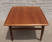 Mid Century Modern Grete Jalk Teak Coffee Table