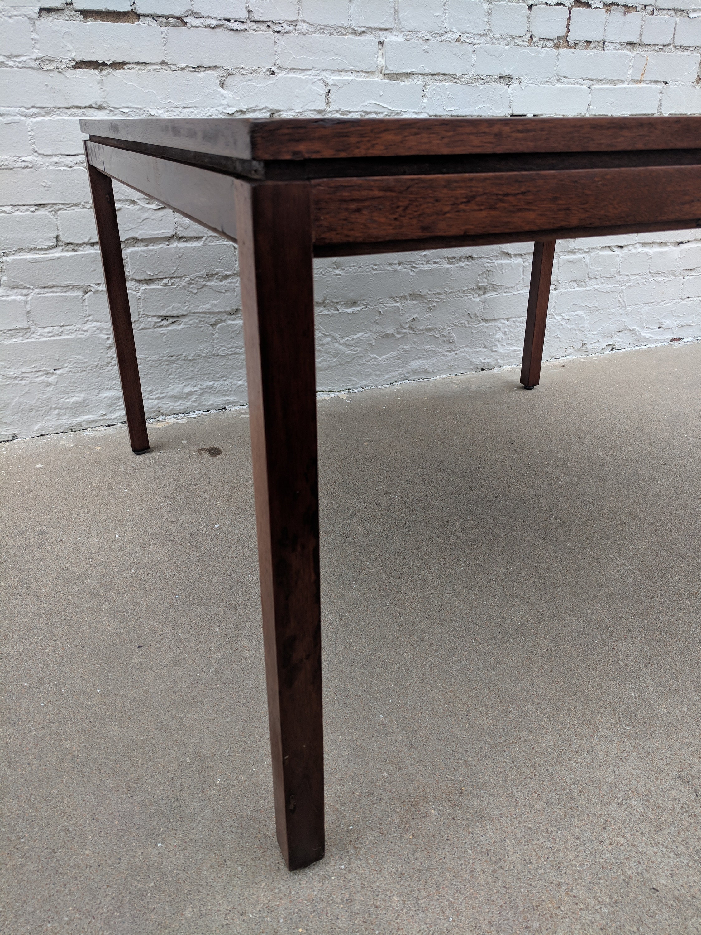 Mid Century Modern Jens Risom Larger Side Table - Etsy