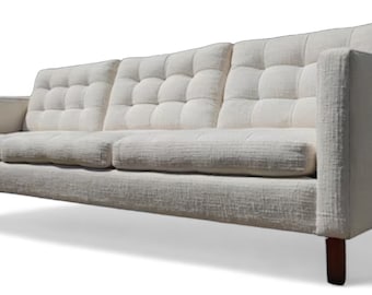 Mid Century Danish Modern Tufted Sofa