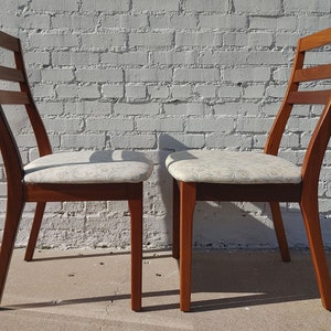 Mid Century Modern Teak English Dining Chairs image 3