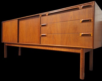 Mid Century Modern Teak Credenza by McIntosh