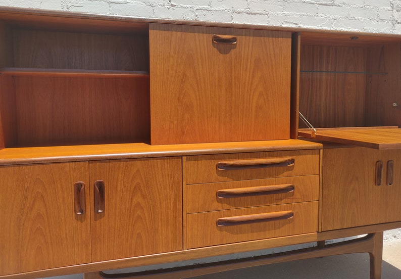 Mid Century Modern G Plan Teak Cocktail Cabinet afbeelding 3