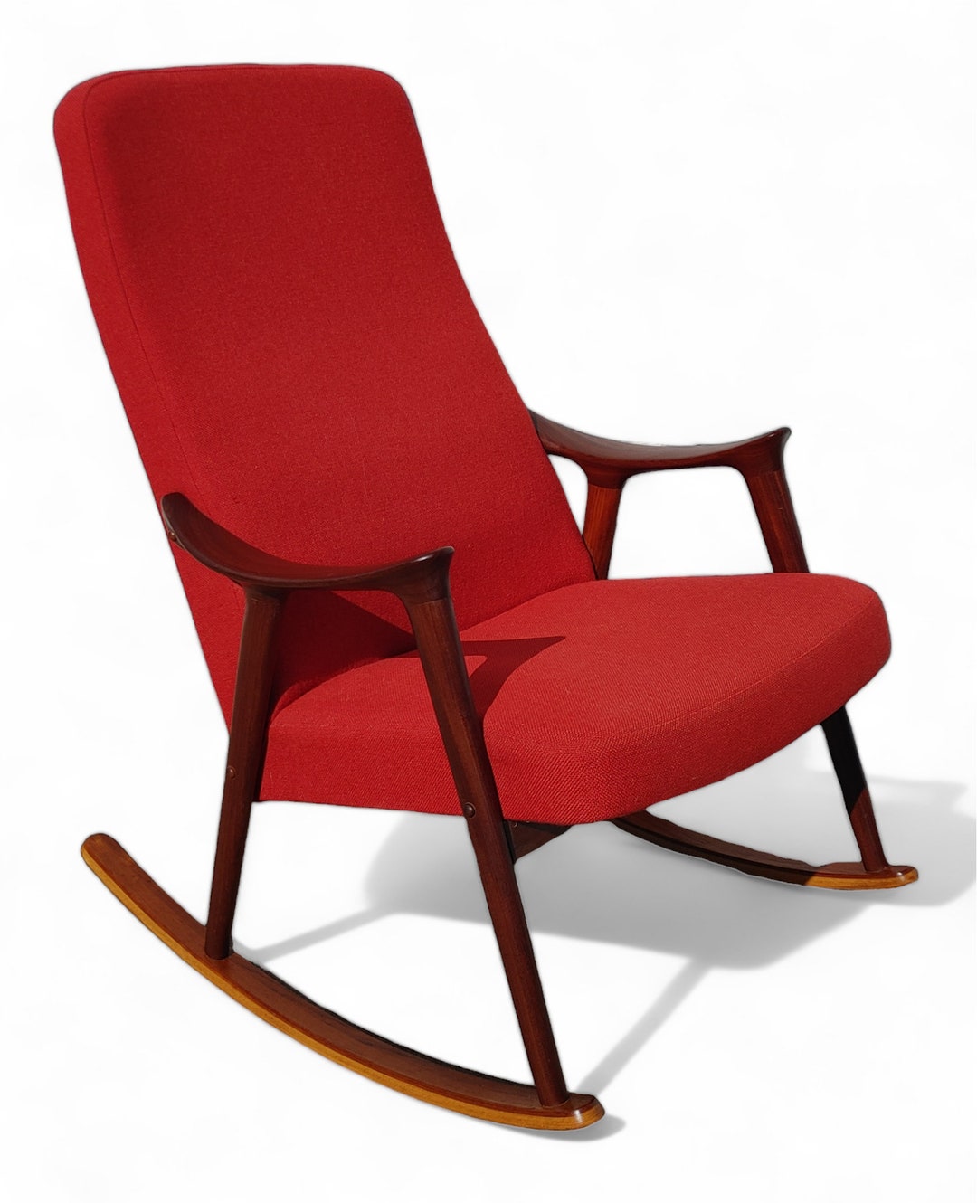 Igmar Relling Rocking Chair Mid Century Danish Modern Ingmar Relling Rocker - Etsy