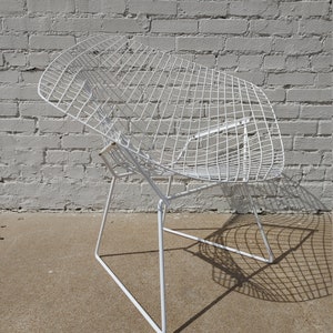 Mid Century Modern Bertoia Wire Diamond Chairs image 4