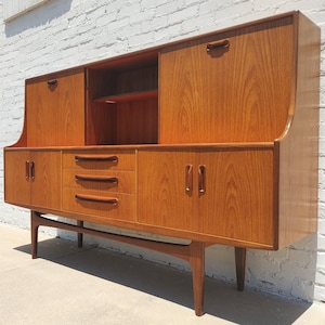 Mid Century Modern G Plan Teak Cocktail Cabinet afbeelding 1