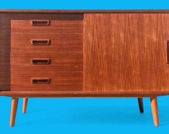 Mid Century Danish Modern Teak Cabinet