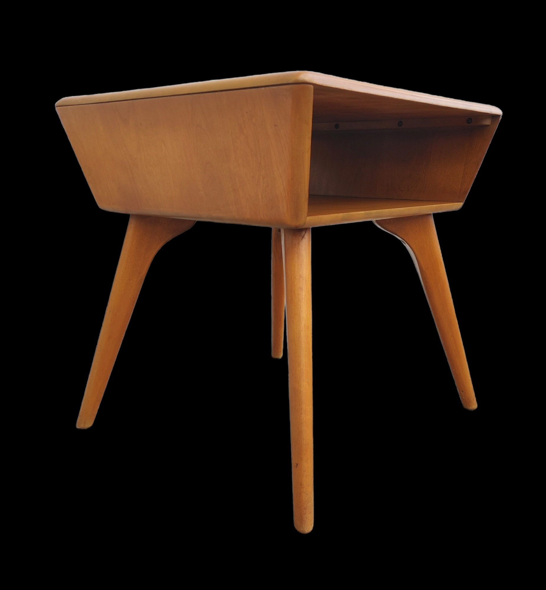 Mid Century Modern Heywood Wakefield Maple Lamp Table - Etsy