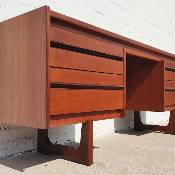 Teak Desk - Etsy