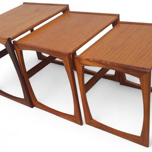 Mid Century Modern G Plan Teak Nesting Tables