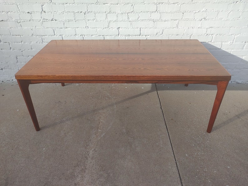 Mid Century Danish Modern Teak Coffee Table by Velje Stole image 2