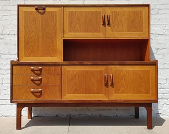 Mid Century Modern Teak English Cabinet by G Plan