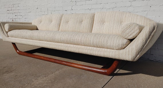 Mid Century Modern Gondola Sofa in Manner of Adrian Pearsall Etsy UK