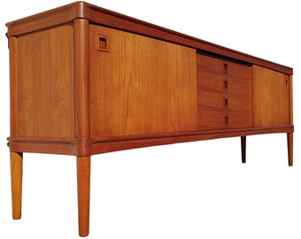 Mid Century Danish Modern Teak Sideboard by Bramin