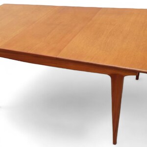 Mid Century English Modern Teak Dining Table