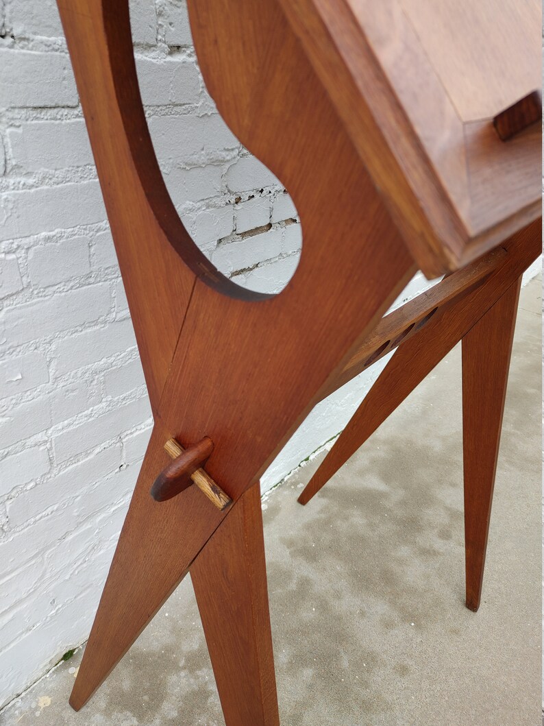 Mid Century Modern Drafting Table Etsy