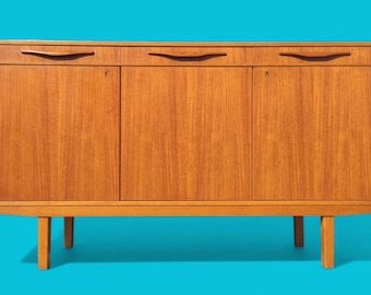 Mid Century Danish Modern Teak Credenza
