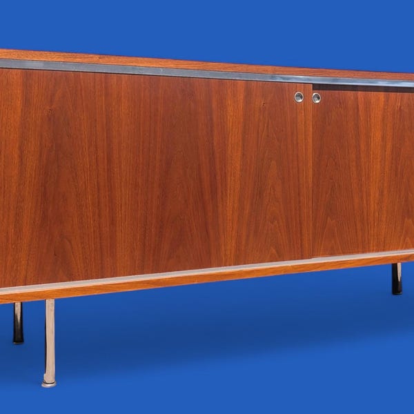 Mid Century Modern Herman Miller Walnut Credenza