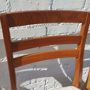 Mid Century Modern Teak English Dining Chairs image 9