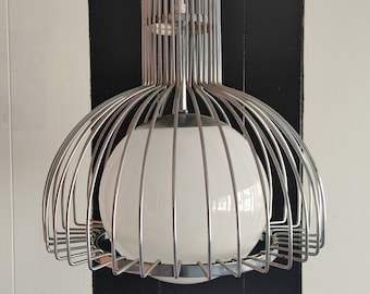 Modern Steel and Globe Lighting Fixtures