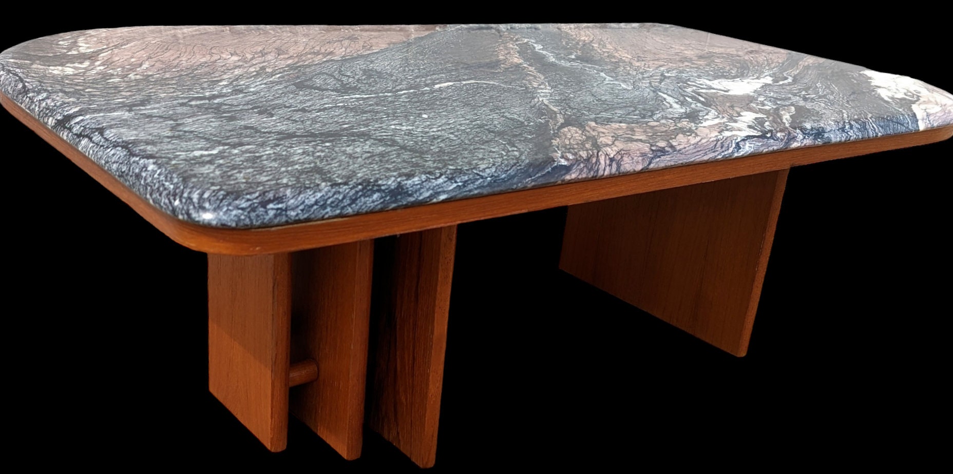Mid Century Danish Modern Coffee Table by Marmorhuset - Etsy