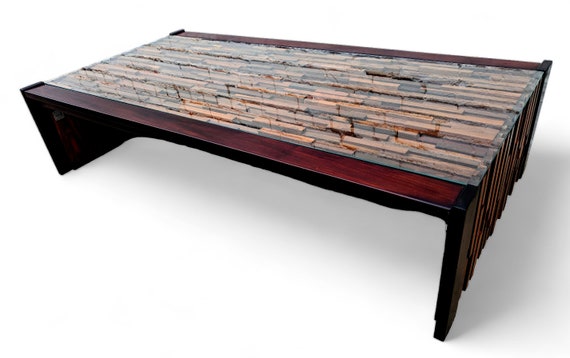 フランス ビンテージ Brutalist Pedestal Low Table Vintage Brutalist Pedestal Table, 1950s for sale at Pamono
