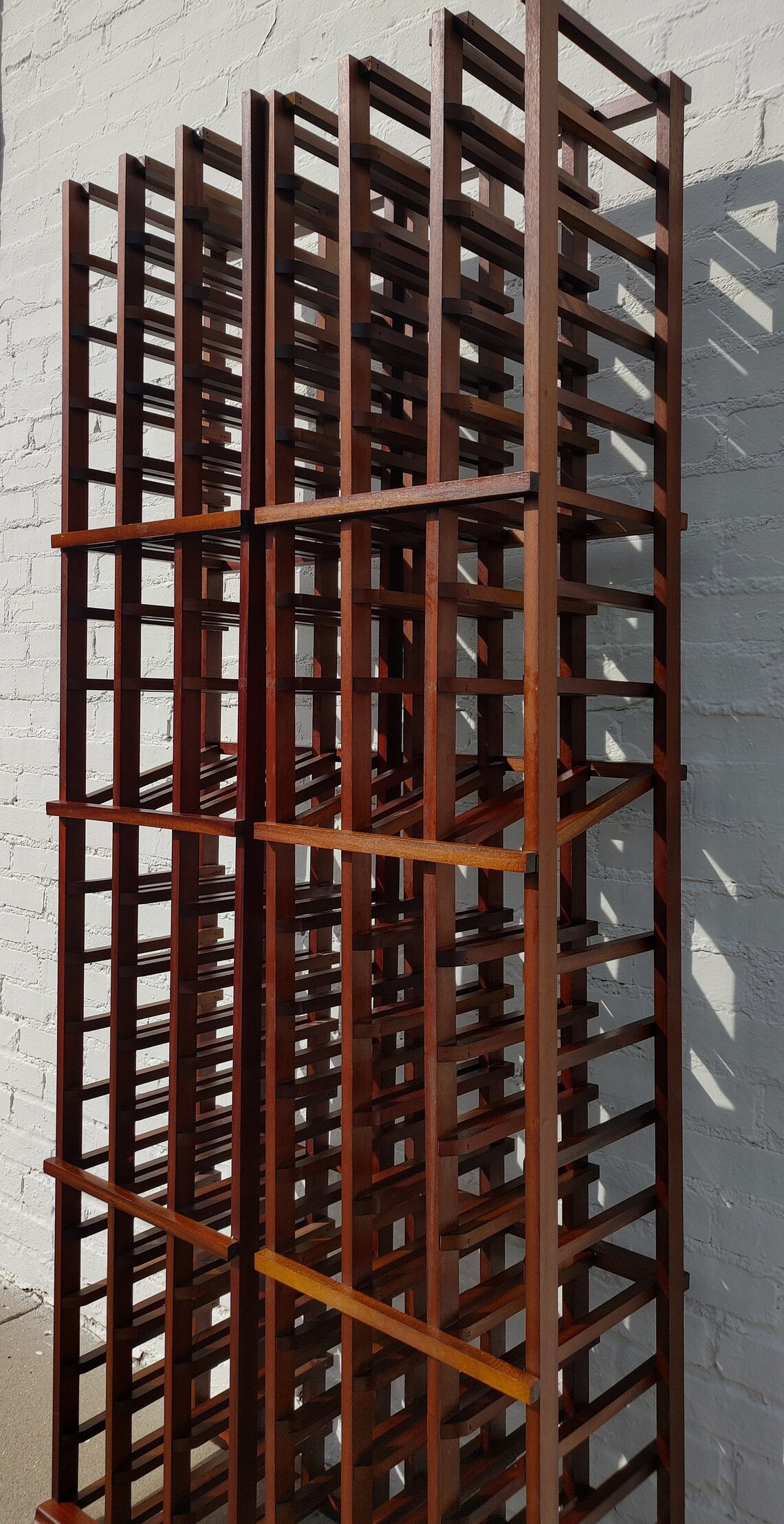 Modern Teak Wine Racks Etsy