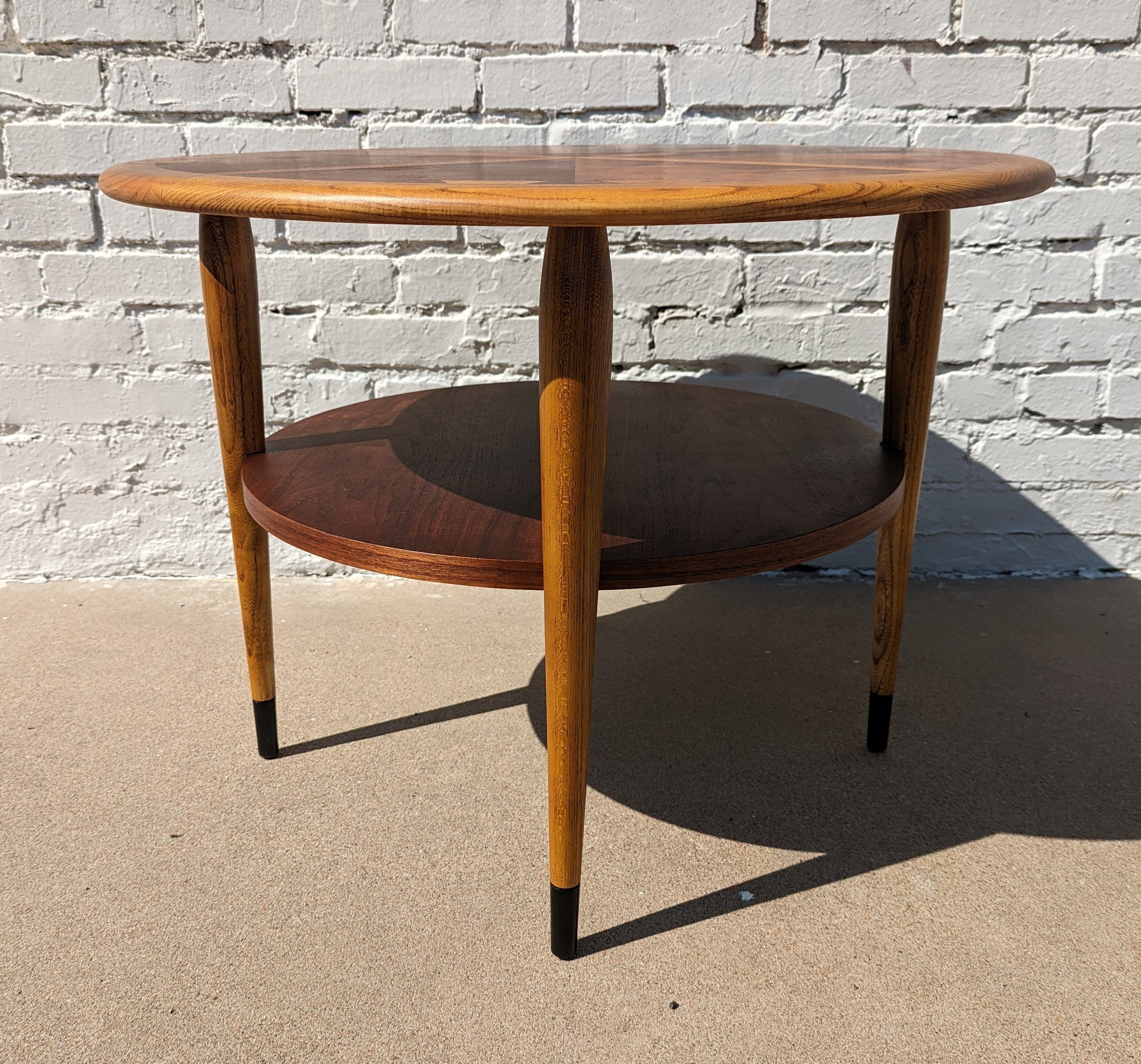 Mid Century Modern Lane Acclaim Round Side Table Etsy UK