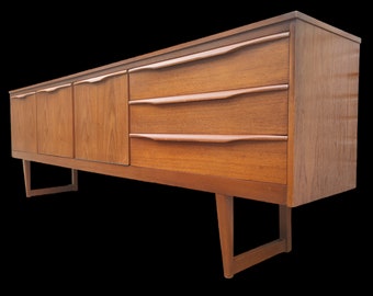 Mid Century Modern Danish Inspired Teak Credenza