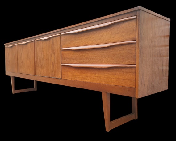 Teak credenza 2024 mid century