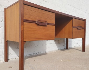 Mid Century English Modern Teak Desk