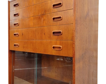 Mid Century Modern Danish Inspired Teak Cabinet