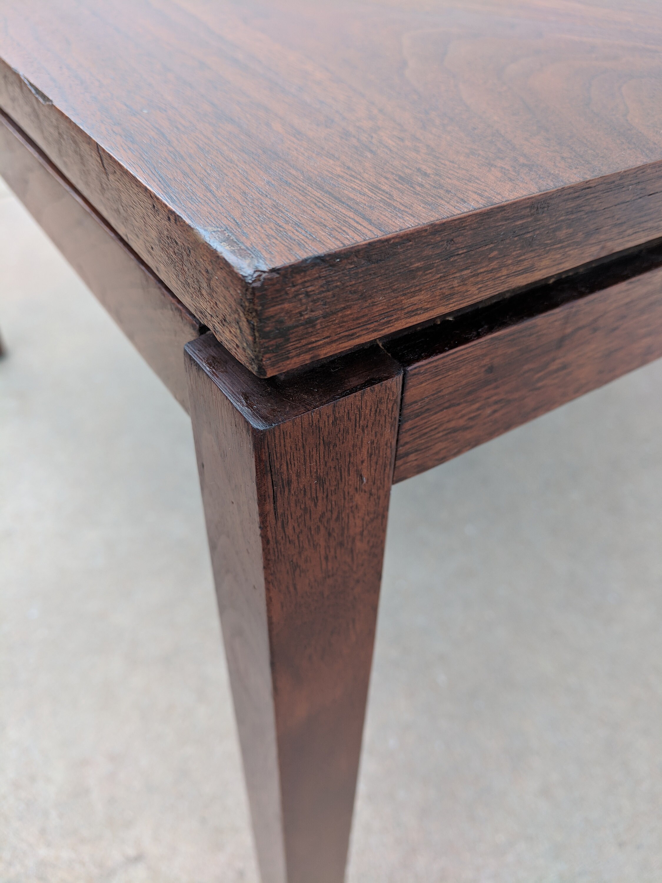 Mid Century Modern Jens Risom Larger Side Table - Etsy