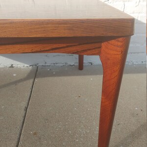 Mid Century Danish Modern Teak Coffee Table by Velje Stole image 6