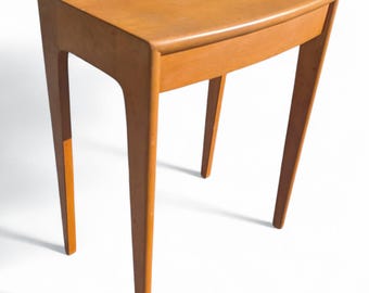 Mid Century Modern Heywood Wakefield Solid Birch Side Table