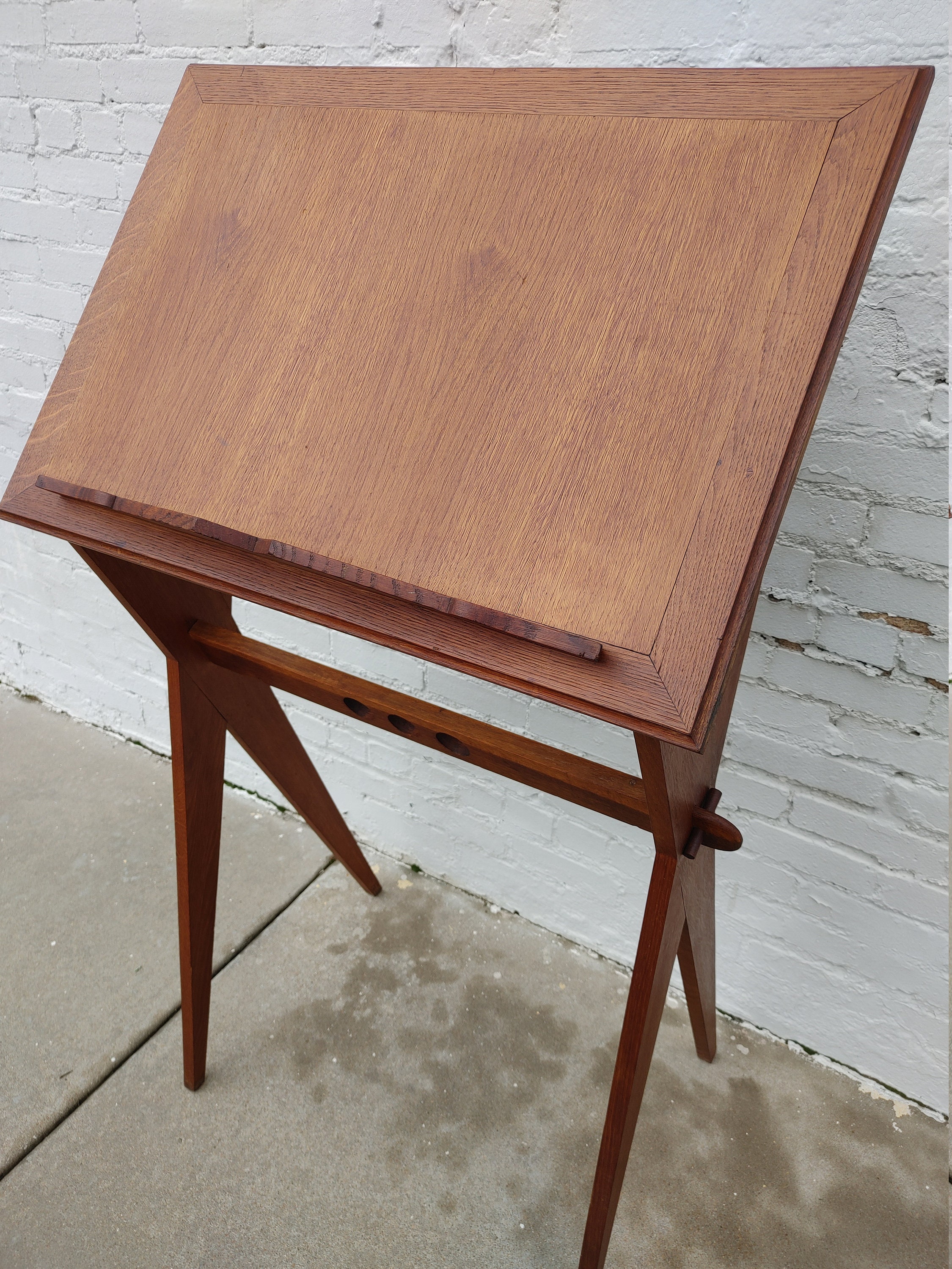 Mid Century Modern Drafting Table Etsy UK