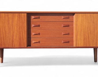 Mid Century Modern Danish Teak Credenza by Clausen and Son