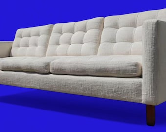 Mid Century Danish Modern Tufted Sofa