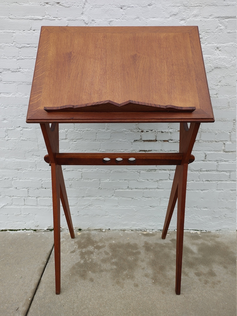 Mid Century Modern Drafting Table Etsy
