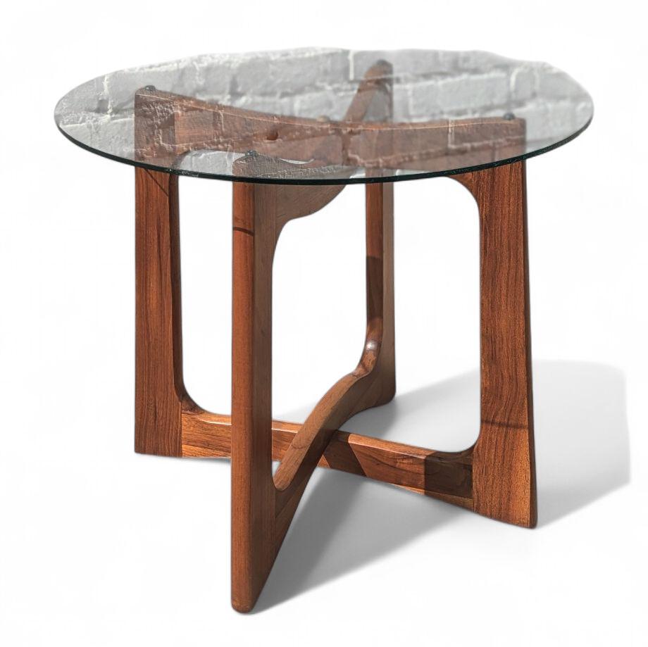 Mid Century Modern Adrian Pearsall Inspired Walnut Side Table - Etsy
