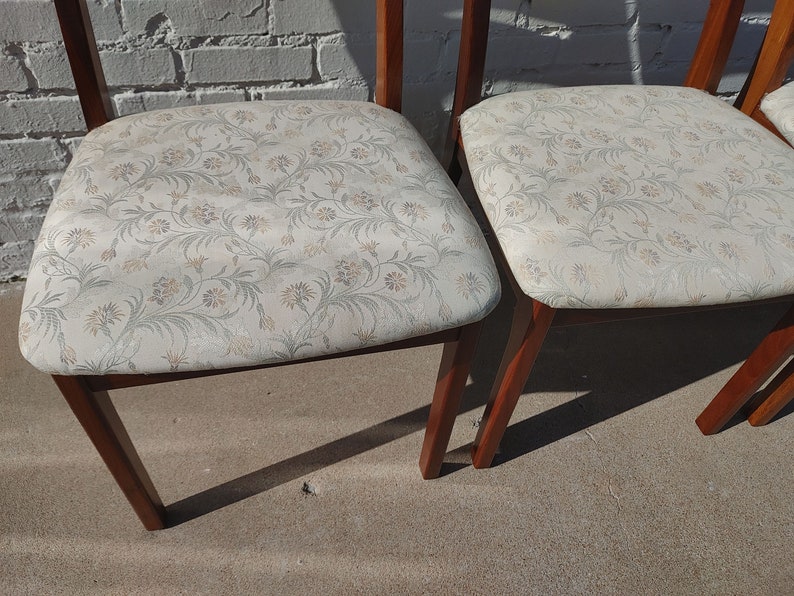 Mid Century Modern Teak English Dining Chairs image 10