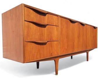 Mid Century English Modern Teak Credenza by McIntosh