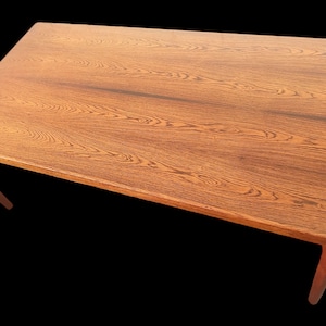 Mid Century Danish Modern Teak Coffee Table by Velje Stole image 1