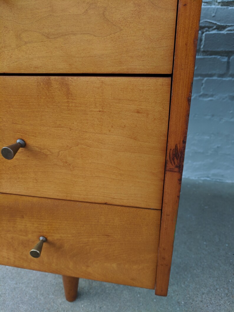 Mid Century Modern Paul McCobb Solid Maple Desk
