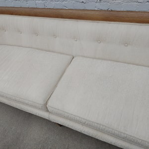 Mid Century Modern Drexel Walnut Trim Sofa image 3