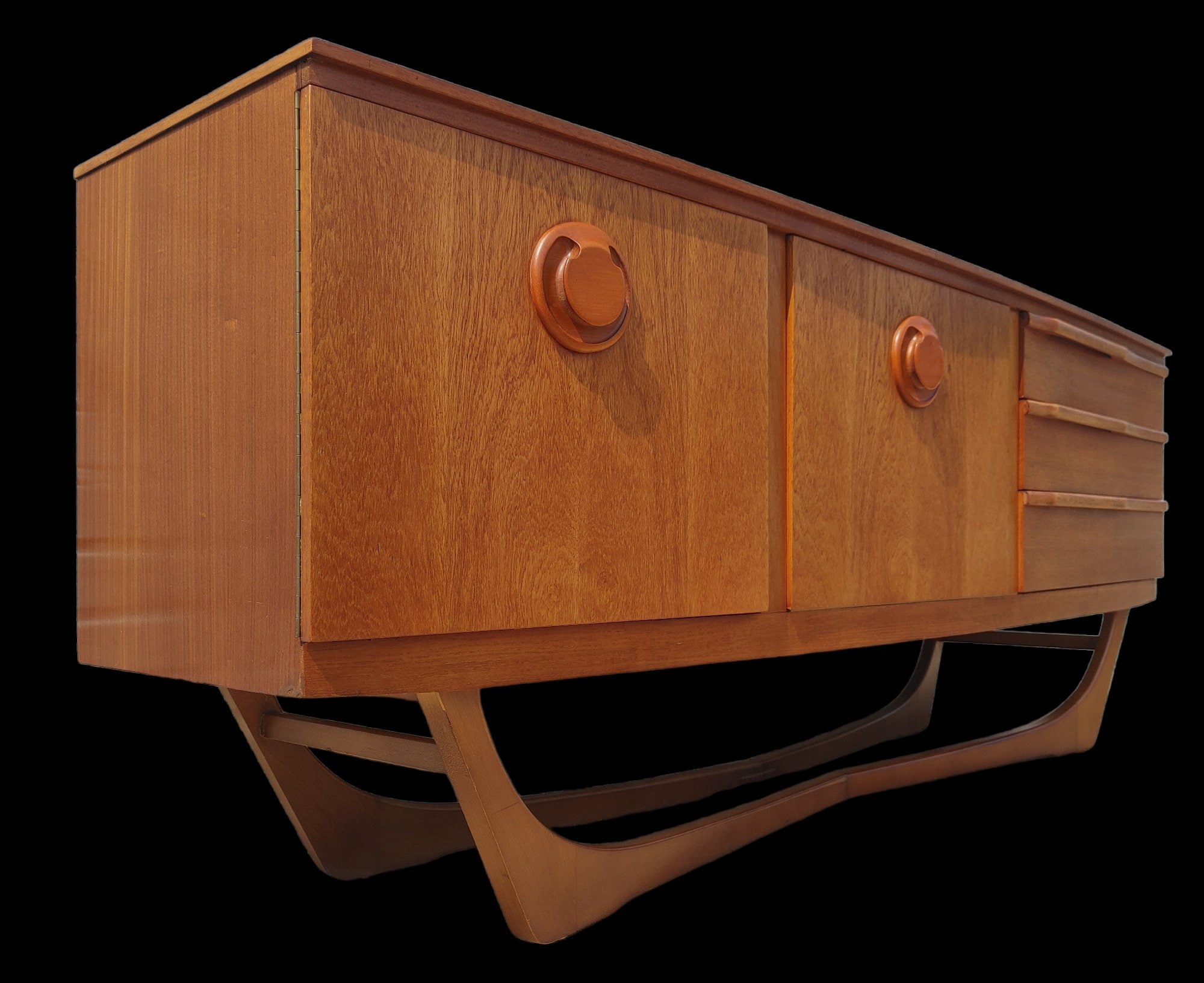 Modern teak sales sideboard