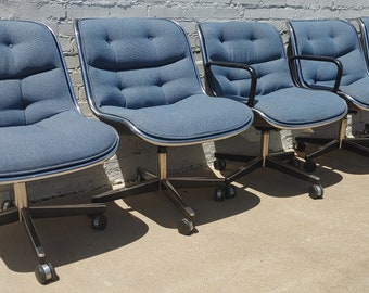 Mid Century Modern Knoll Pollock Chairs