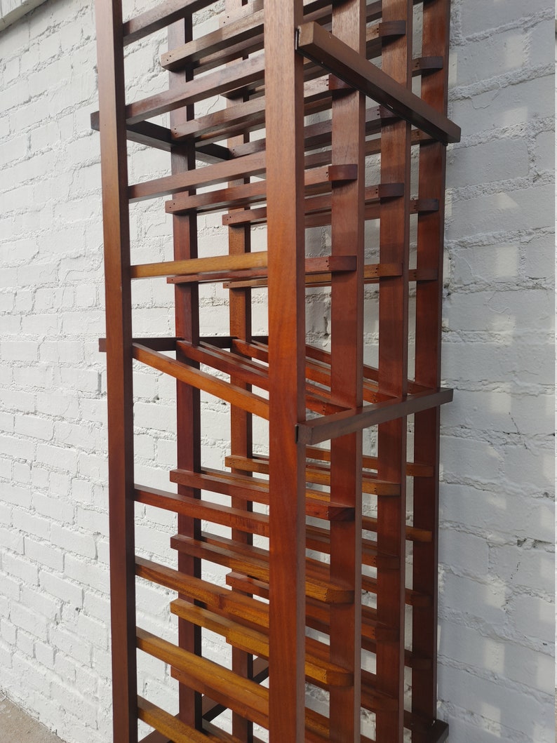 Modern Teak Wine Racks Etsy