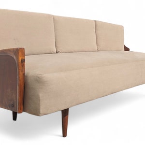 Mid Century Modern Danish Inspired Bentwood Sofa