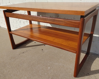 Mid Century English Modern Teak Coffee Table