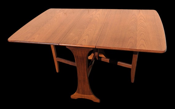 Mid Century English Modern G Plan Drop Leaf Dining Table - Etsy